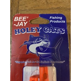 Bee’-Jay Holey Cats Fishing Bait Tube Worm Orange