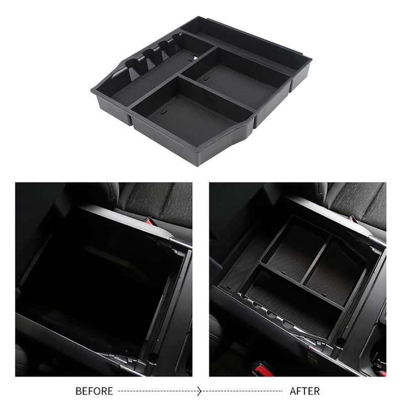 Baceyong Center Console Organizer for F0rd F150 2021-2023