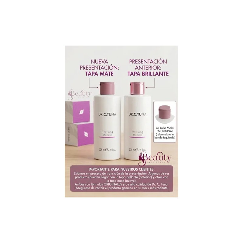 2 Shampoo Reviving Farmasi , Anticaida Dr C Tuna 225ml