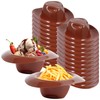 Uiifan 24 Pcs Cowboy Hats Ice Cream Bowls Snacks Yogurt