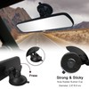 Rear View Mirror,LECAMEBOR Universal Thickened Anti-glare HD Car Interior Rear