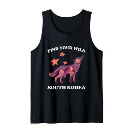 Find Your Wild South Korea Travel Vacation South Korea Tank Top