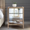 GEPOW End Tables, Modern Nightstand Bedside Table with 3 Drawers