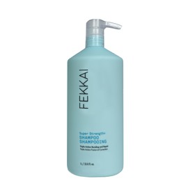 Fekkai Super Strength+ Protein PowerBond Shampoo - 33.8 oz - Bonds, Repairs, and Protects for 3X Stronger Hair - Free of Sulfates, Parabens, Phthalates - Vegan, Cruelty-Free