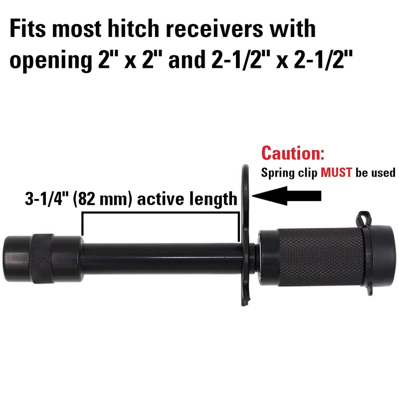 TowWorks 79632 Keyed Alike 5/8" Trailer Hitch Lock Set with