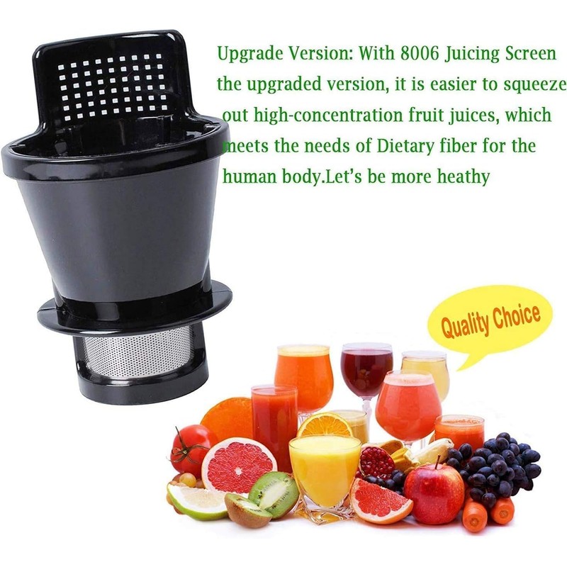 UPGRADED 8006 Juicing Screen Replacement Parts Compatible with Omegae Models