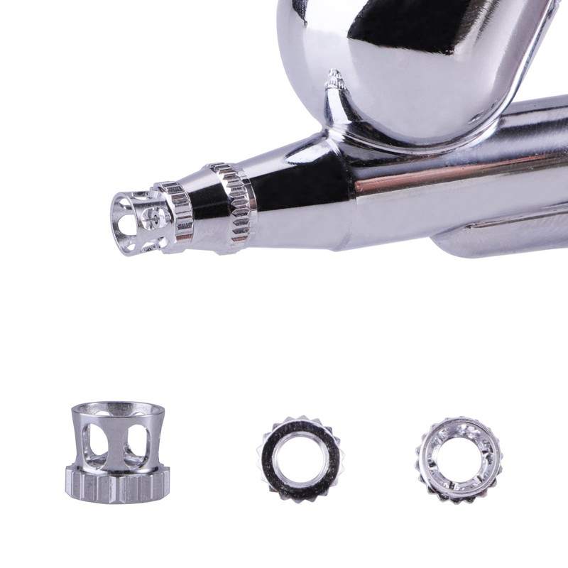 SAGUD 5pcs Universal Airbrush Needle Caps Replacement Accessories