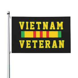 Vietnam Veteran Flag 3X5 Ft Double Sided Garden Flag Banner Outdoor Indoor Hanging Decoration