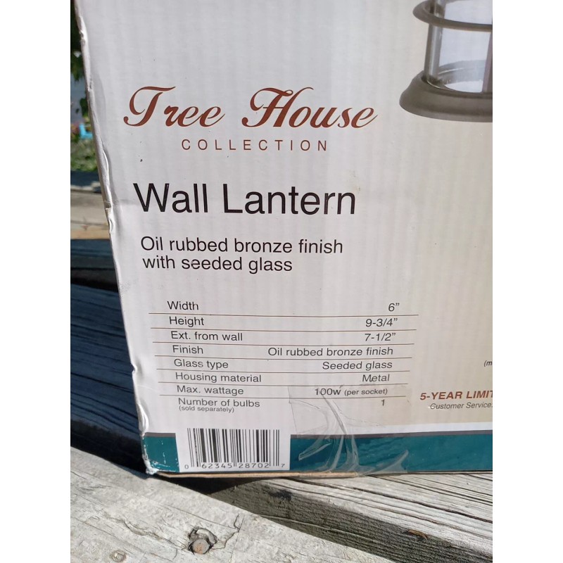 Patriot Lighting (1) Outdoor Wall Light Round Lantern Oil Rubbed