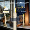 Meigic 6 Pcs Sensor Dawn to Dusk Window Candles, Flickering