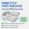 PEDAY 2.64 Gallon Extra Large Dog Water Bowl, 18/8 Human