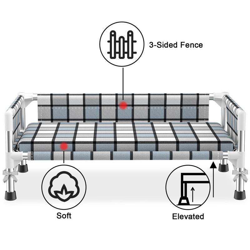 Elevated Raised Outdoor Dog Bed - Cooling Washable Dog Cot