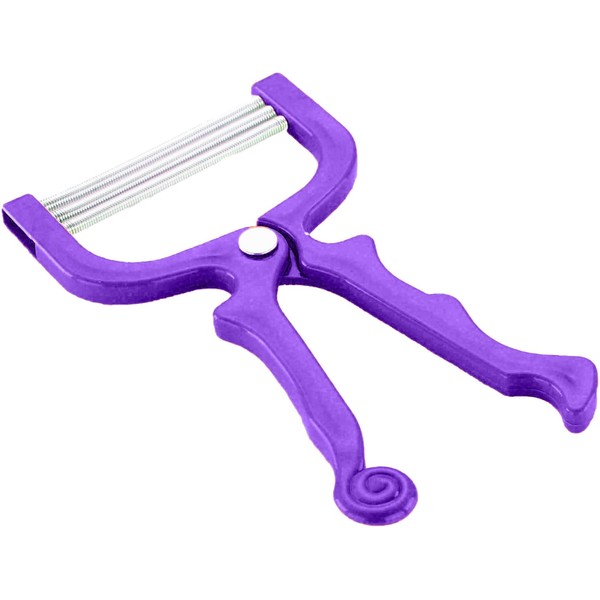 Manual Handheld Facial Hair Epilator - Scissor Design, 3 Spring