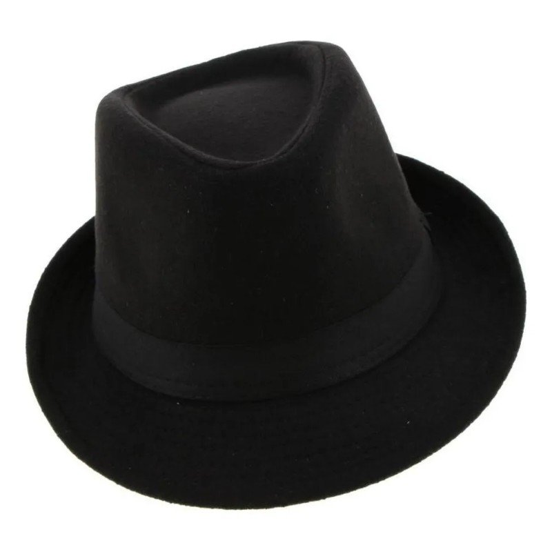 Sombrero. Sombrero Fedora De Fieltro De Lana.