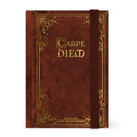Legami - Small Daily Calendar 2026, Vintage Book, 12 Months, Elastic Closure, Diary from January 2026 to December 2026, Made from FSC Certified Paper, 9.5 x 13.5 cm