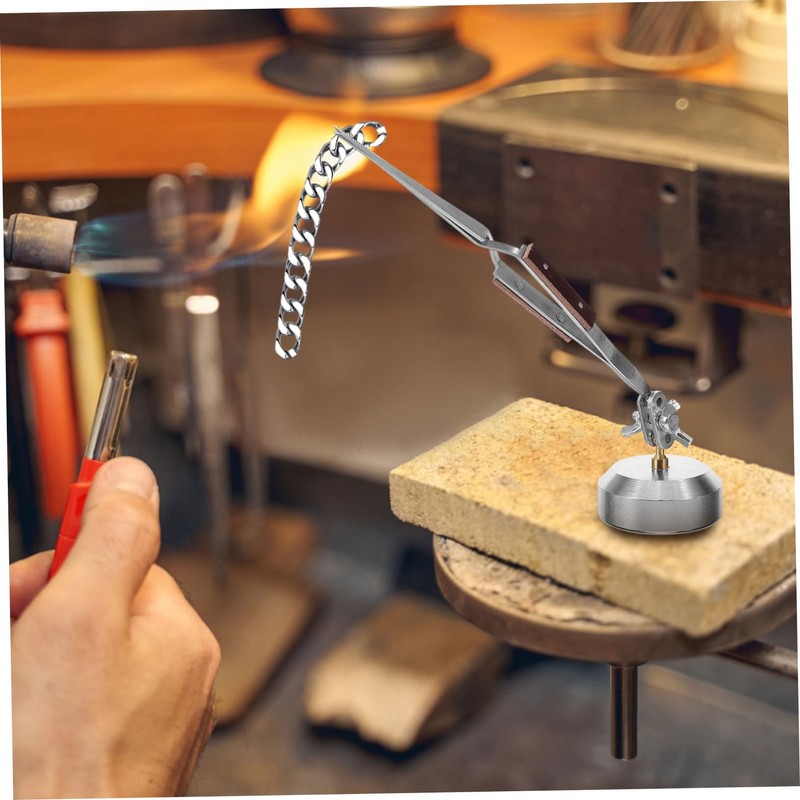 SHINEOFI Third Hand Soldering Tool Non-Slip Base Adjustable Arms and