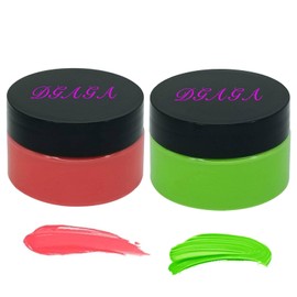 DGAGA 2 Jar of Chalk Paste,Christmas Red Chalk Paste Paint for Stencils,Green Fabric Ink,Self Adhesive Silk Screen Stencil Paste,Chalkboard Paste for Wood,Canvas,Paper,Art Craft Permanent,Home Decor