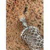 HarlemBling Solid 925 Sterling Silver Iced Out Jesus Piece Pendant