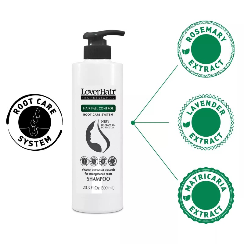 LoverHair Professional Hair Fall Control Shampoo & Conditioner Set 20.03
