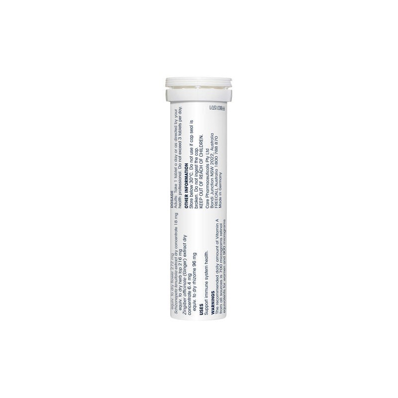 Frequent Flyer Immunity Boost Orange 15 Tablets