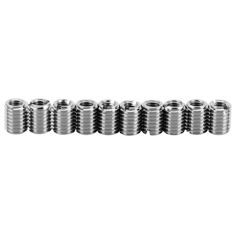 Tbest Threaded Inserts From M6 to M5, 10pcs Thread Insert