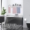 Gisafai 15 Pcs Bathroom Hardware Set, Towel Bar Set Stainless