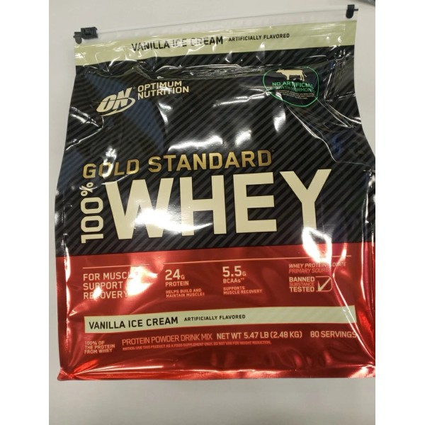 Optimum Nutrition Gold Standard 100% Whey Prot,Vanilla Ice crm c