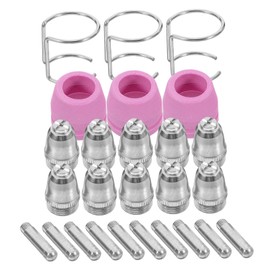 WHAMVOX 1Set Plasma Cutter Nozzle Kit Plasma Cutting Accessories with Protective Covers Brackets for Cut Models Durable Easy Installation for Precision