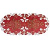 Westernlifestyle Table Runner Table Cloth Christmas Blanket Embroidered with Christmas
