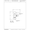 Westbrass 1/4-Turn Lever Handle Angle Stop, 5/8" OD x 3/8"