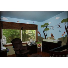 My Wonderful Walls Bird of Paradise Flower Stencil