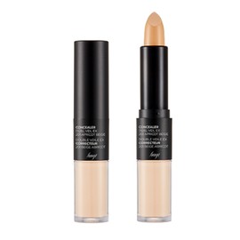 The Face Shop Concealer Dual Veil V201 Apricot Beige / 더페이스샵 컨실러 듀얼 베일 V201 애프리콧베이지