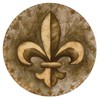 Thirstystone Absorbent Drink Coaster Set Fleur de Lis