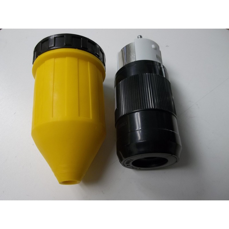 50 AMP RV POWER CORD REPLACEMENT END MARINE TWIST LOCK