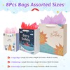 UOKHO Birthday Gift Bag with Handle and Tissue Paper, 8