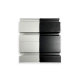 DLDIRECT Aluminum Slatwall Panel Garage Wall Organizer Heavy Duty Wall Mounted Slat Wall Rack, Interlocking Paneling for Garage Wall Slat Board Storage System