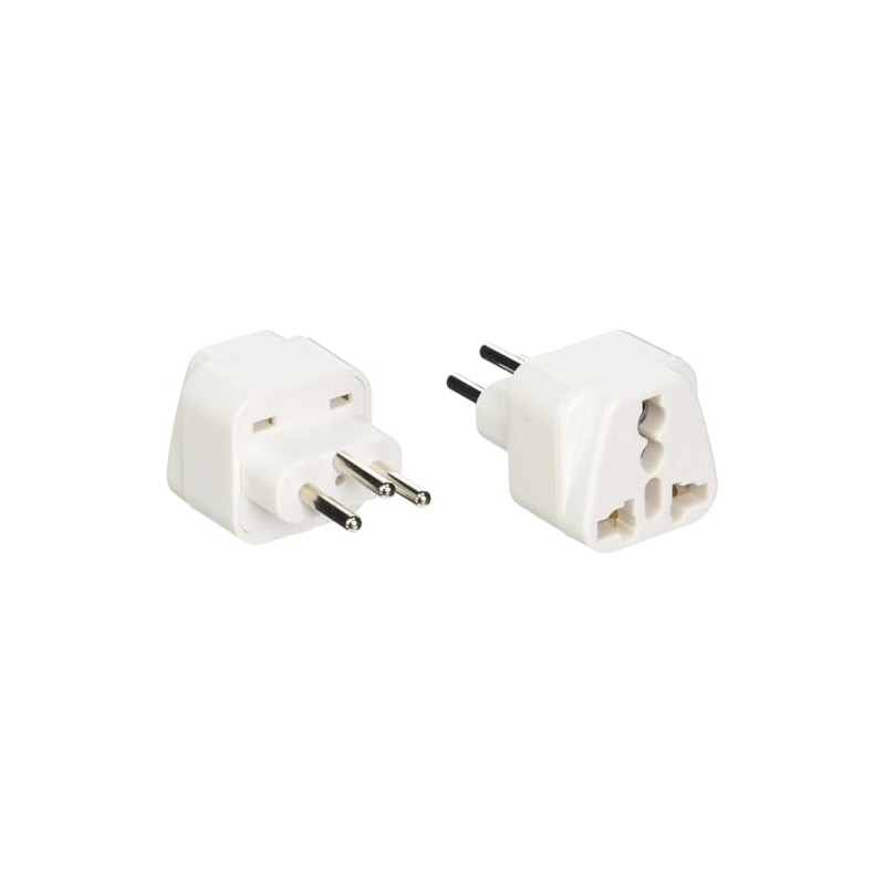 Ckitze USA to Switzerland Travel Grounded Universal Power Plug Adapter