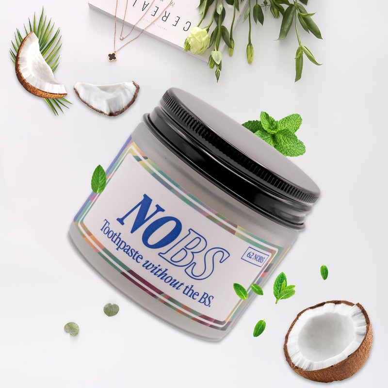 1 Bottle Nobs Toothpaste Tablets - Hydroxyapatite Toothpaste Chewable Natural