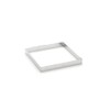 De Buyer 3905.16 Stainless Steel Square Ring, 2 cm High,