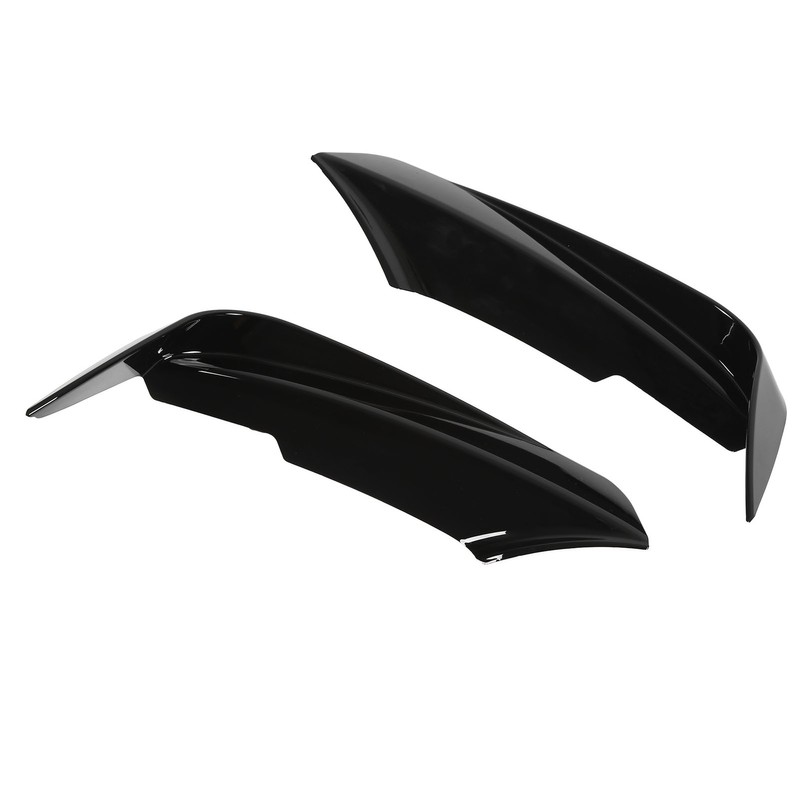 2pcs Front Bumper Vent Canard Splitter Left Right ABS Wind