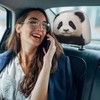 TZBVTAU 2 Pack Carton Panda Car Seat Headrest Cover for