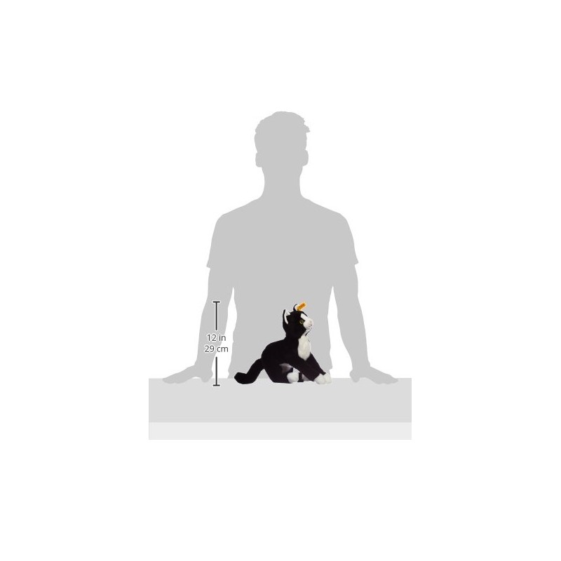Steiff Mimmi Dangling Cat (Black/ White)