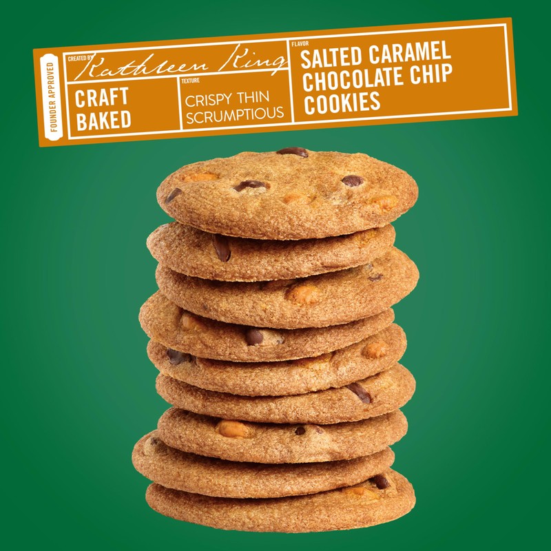 Tate's Bake Shop Salted Caramel Chocolate Chip Cookies, 4 -