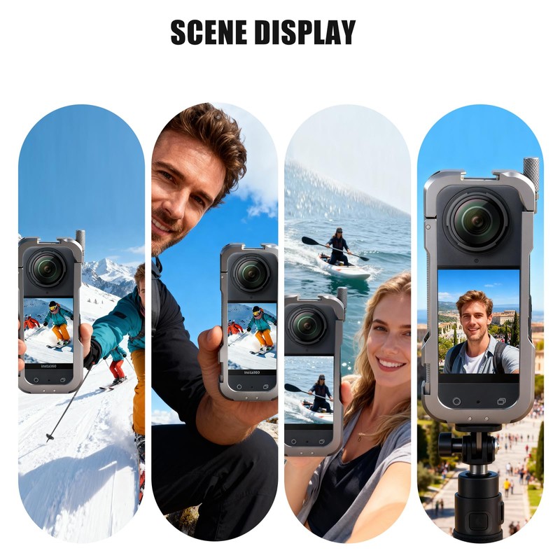 LOTUS POWER Premium Alloy Lightweight X4 Cage Compatible with Insta360