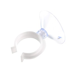 sourcing map Aquarium Suction Cup Clips Airline Tube Holders Clamps for Fish Tank Clear 28.5mm 6Pcs