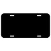 Blank Metal License Plate Solid Black 12" x 6" 0.025