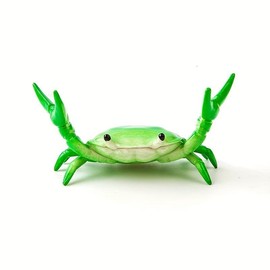 Creative Crab Shaped Pen Holder, 1 Count Unique Creative Crab Design Pen Holder, Desktop Pen Holder for Home Office School,  Office Supplies:_Orange_1 Count