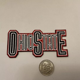 OSU The Ohio State  Vintage  Embroidered Iron On Patch lot 3" x 3"