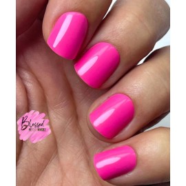 Red Aspen Press On Nails~She's a Hot Topic, Tana~Pink~Shor