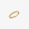 Gold&Dear 14KGP Bubble Layered Slim Ring White Gold L (No.